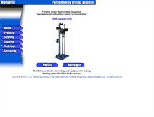 Tablet Screenshot of mobidrill.co.za